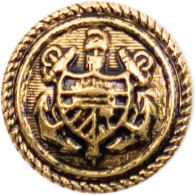 Milward Manchet Knoop Goud 15mm (4 stuks)-2