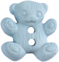 Milward Beer Knoop Blauw 17mm (3 stuks)-2