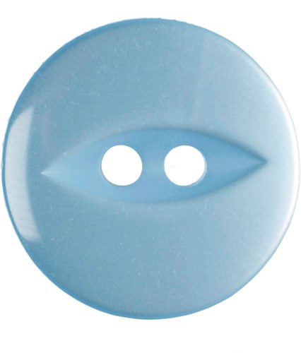 Milward Parelmoer Knoop Lichtblauw 19mm (5 stuks)-2