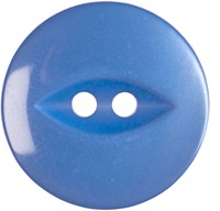 Milward Parelmoer Knoop Rond met Ellips Blauw 13mm (8 stuks)-2