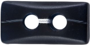 Milward Rechthoekige Knoop Blauw 15mm (2 stuks)-2