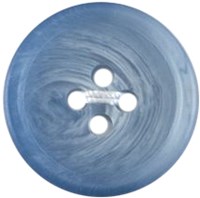Milward Marmer Knoop Mat Blauw 17mm (3 stuks)-2