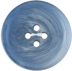 Milward Marmer Knoop Mat Blauw 20mm (2 stuks)-2