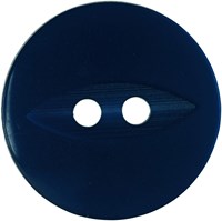 Milward Parelmoer Knoop Donkerblauw 16mm (6 stuks)-2