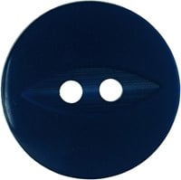 Milward Parelmoer Knoop Donkerblauw 19mm (5 stuks)-2
