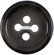 Milward Glans Knoop Zwart/Grijs 15mm (4 stuks)-2