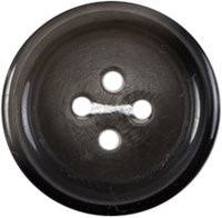 Milward Glans Knoop Zwart/Grijs 19mm (3 stuks)-2