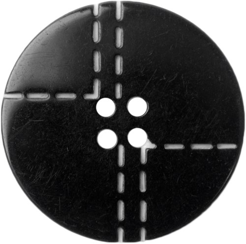 Milward Knoop met Werkje Zwart 22mm (2 stuks)-2
