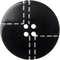 Milward Knoop met Werkje Zwart 25mm (2 stuks)-2