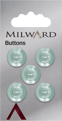 Milward Glans Knoop Groen 13mm (5 stuks)