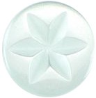Milward Ster Knoop Lichtgroen 11mm (5 stuks)-2