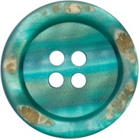 Milward Glans Knoop Turquoise 22mm (3 stuks)-2