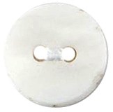 Milward Parelmoer Knoop Wit 12mm (5 stuks)-2