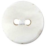 Milward Parelmoer Knoop Wit 12mm (5 stuks)-2