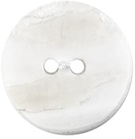 Milward Parelmoer Knoop Wit 20mm (2 stuks)-2