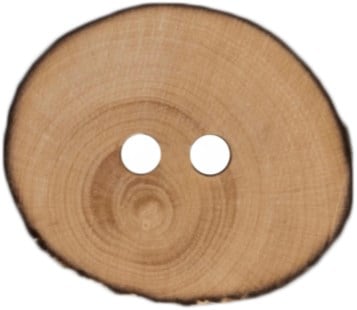 Milward Fantasievorm Knoop Hout 15mm (4 stuks)-2