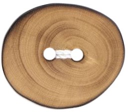 Milward Fantasievorm Knoop Hout 18mm (3 stuks)-2