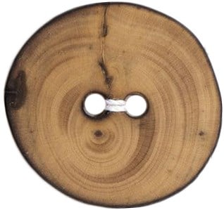 Milward Fantasievorm Knoop Hout 25mm (2 stuks)-2