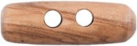 Milward Knebel Knoop Blank Hout 22mm (2 stuks)-2