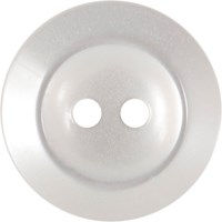 Milward Glans Knoop Wit 19mm (4 stuks)-2