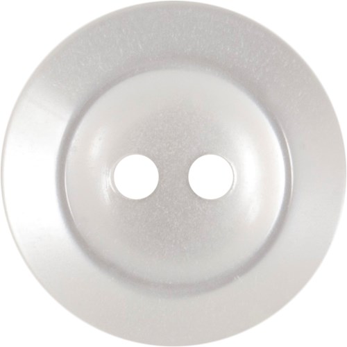 Milward Glans Knoop Wit 19mm (4 stuks)-2