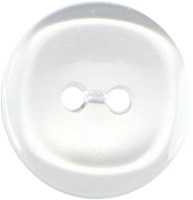 Milward Glans Knoop Wit 17mm (4 stuks)-2