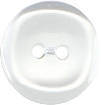 Milward Glans Knoop Wit 17mm (4 stuks)-2