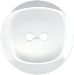 Milward Glans Knoop Wit 21mm (3 stuks)-2