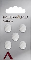 Milward Ovalen Knoop Wit