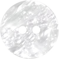 Milward Licht Golvende Parelmoer Knoop Wit 15mm (4 stuks)-2