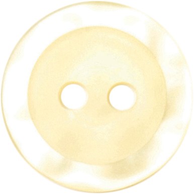 Milward Knoop Lichtgeel Met Parelmoer Rand 13mm (6 stuks)-2