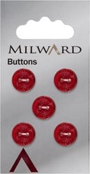 Milward Knoop Transparant Rood Met Bloem