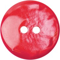 Milward Knoop Rood Glans 19mm (4 stuks)-2