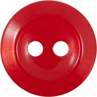 Milward Knoop Rood Met Opstaande Rand 13mm (6 stuks)-2