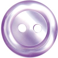 Milward Knoop Lila Glans Met Opstaande Rand 15mm (6 stuks)-2