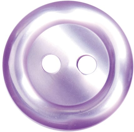 Milward Knoop Lila Glans Met Opstaande Rand 15mm (6 stuks)-2