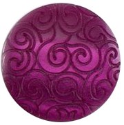 Milward Knoop Paars Glans Met Swirl 15mm (4 stuks)-2