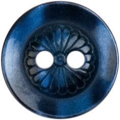 Milward Knoop Donkerblauw Met Bloem 12mm (6 stuks)-2