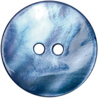 Milward Parelmoer Knoop Blauw 17mm (3 stuks)-2