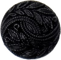 Milward Knoop Metaal Blauw/Zwart Bladpatroon 15mm (4 stuks)-2