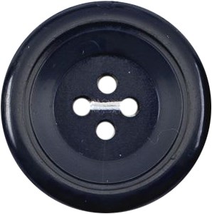 Milward Knoop Blauw/Zwart Met Sierrand 25mm (2 stuks)-2