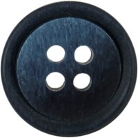 Milward Knoop Donkerblauw Glans 15mm (7 stuks)-2