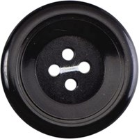 Milward Knoop Zwart Met Sierrand 25mm (2 stuks)-2