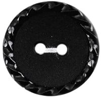 Milward Knoop Mat met Reliëf Rand Zwart 19mm (3 stuks)-2