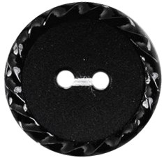 Milward Knoop Mat met Reliëf Rand Zwart 19mm (3 stuks)-2