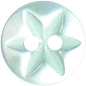 Milward Knoop Ster Lichtgroen 10mm (8 stuks)-2
