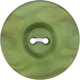 Milward Platte Knoop Glanzend Groen 22mm (2 stuks)-2