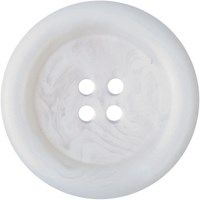 Milward Knoop met Opstaande Rand Wit 34mm (1 stuk)-2