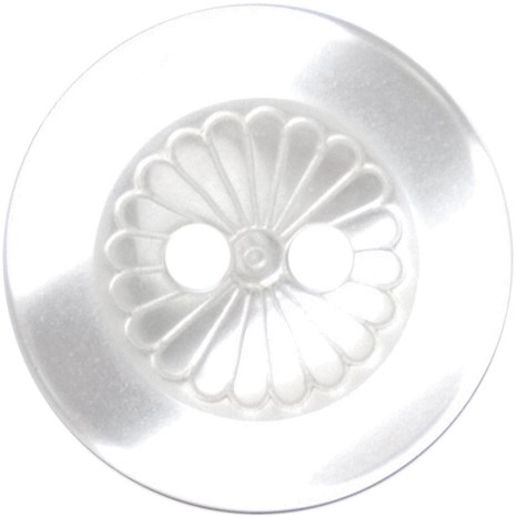 Milward Parlemoer Knoop met Bloemenwerkje 16mm (4 stuks)-2