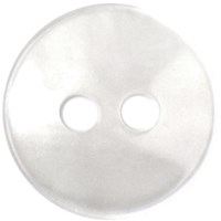 Milward Parelmoer Knoop Wit 10mm (6 stuks)-2
